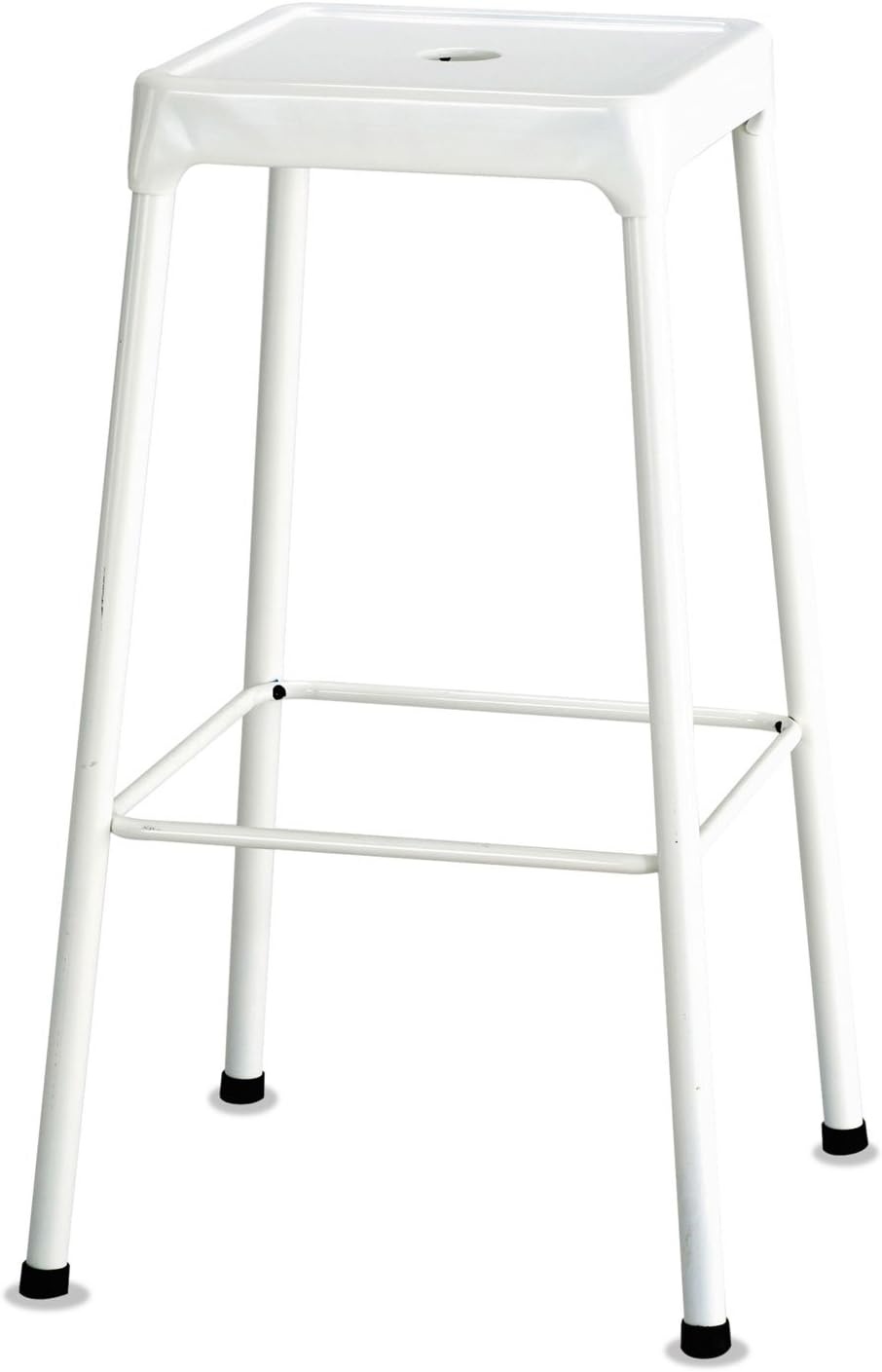 image:imageSafco Products Stool 29 Brighten Up Your Space with Bright Colors and Modern Styling 4 Rubber Feet for Non Slip and Wont Damage Floors White