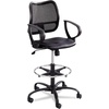 image:imageSafco 3395BV Vue Series Mesh Extended Height Chair Vinyl Seat Black