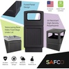image:imageSafco Aggregate Recessed Panel Indoor Outdoor Trash Can 38 Gallon Black  Large Receptacle Container for Gas Stations Shopping Outlets and Restaurants UseBlack