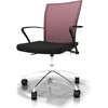 image:imageSafco Mayline Group Valore Chair Black TSH3BB 205D x 235W x 365HBlackRed Fabric
