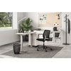 image:imageSafco Medina Modern Rolling Swivel Conference Chair 5 Star Base Wheels for Stability and Easy Rolling Adjustable Height Black Mesh BackModern