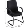 image:imageSafco Poise Executive Guest Seating BurgundyBlack