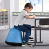 image:imageSafco Products 4761GV Runtz Swivel Ball Chair Green 360Degree Rotation AntiBurst Exercise Ball EasytoClean Vinyl Seat Promotes More Activity While SeatedBlack Vinyl