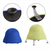 image:imageSafco Products 4761GV Runtz Swivel Ball Chair Green 360Degree Rotation AntiBurst Exercise Ball EasytoClean Vinyl Seat Promotes More Activity While SeatedBlack Licorice