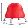 image:imageSafco Products 4761GV Runtz Swivel Ball Chair Green 360Degree Rotation AntiBurst Exercise Ball EasytoClean Vinyl Seat Promotes More Activity While SeatedRed Vinyl