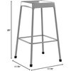 image:imageSafco Products 6605SL Steel Kitchen Stool 25 Silver