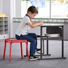 image:imageSafco Stool 29 Brighten Up Your Space with Bright Colors and Modern Styling 4 Rubber Feet for Non Slip and Wont Damage Floors RedBlue