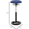 image:imageSafco Twixt Active Movement Seating Chair Ergonomic Support Adjustable Height Blue MeshBlue