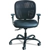 image:imageSafco Vue IntensiveUse Big and Tall Office Chair Ergonomic and HeightAdjustable Swivel Seat with Breathable Mesh Back HeavyDuty PowderCoated BaseBlack Vinyl