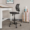 image:imageSafco Vue Office Chair Heavy Duty Stool 400 lbs Capacity Ergonomic Mesh Back 360 Swivel Seat 5Star Base Big and Tall BlackMesh Seat