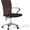image:imageSafco Mayline Group Valore Chair Black TSH3BB 205D x 235W x 365HBlackRed Fabric