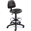 image:imageSafco Rolling Chair Extended Height Black Vinyl Mesh Adjustable Height Supportive Back and Ergonomic Design 250 lbs Capacity BlackBlack Vinyl