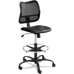 image:imageSafco 3395BV Vue Series Mesh Extended Height Chair Vinyl Seat Black