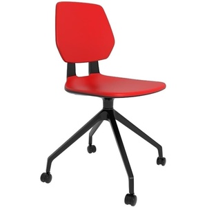 image:imageSafco Commute Modern Adjustable Rolling Office Chair Contemporary Seating Red