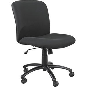 image:imageSafco High Back Big and Tall Swivel Desk Task Chair Adjustable Height and Rolling Base Rated for 247 Use 500 lbs Weight Capacity Work or Home Office Black 3490BLBlack Polyester