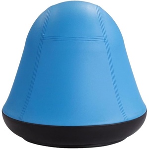 image:imageSafco Products 4761GV Runtz Swivel Ball Chair Green 360Degree Rotation AntiBurst Exercise Ball EasytoClean Vinyl Seat Promotes More Activity While SeatedBlue Vinyl