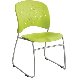 image:imageSafco Products 6804GN Reve Guest Chair Sled Base with Round Back Qty 2 Green