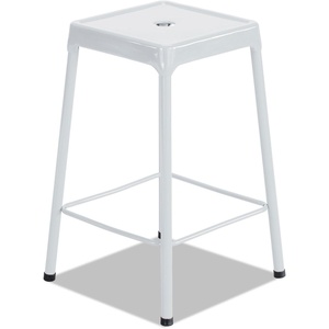 image:imageSafco Products Stool 25 Brighten Up Your Space with Bright Colors and Modern Styling 4 Rubber Feet for Non Slip and Wont Damage Floors White