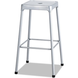 image:imageSafco Products Stool 29 Bar Height  Sturdy Steel Frame  Max Load 250 Lbs  Silver  Easy Assembly  Great for Home or Bar Game Room Furniture