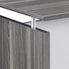 image:imageMayline MNDS72LGS Medina Straight Edge Desk 72W Gray Steel LaminateGray Steel Laminate