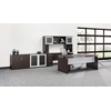 image:imageMayline MNDS72LGS Medina Straight Edge Desk 72W Gray Steel LaminateMocha