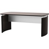 image:imageMayline MNDS72LGS Medina Straight Edge Desk 72W Gray Steel LaminateMocha