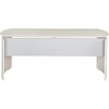 image:imageMayline MNDS72LGS Medina Straight Edge Desk 72W Gray Steel LaminateTextured Sea Salt