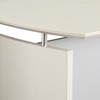 image:imageMayline MNDS72LGS Medina Straight Edge Desk 72W Gray Steel LaminateTextured Sea Salt