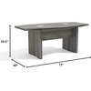 image:imageSafco Aberdeen 8 ft Conference Table Contemporary Laminate for Modern Business and Meeting Rooms Gray SteelGray Steel Laminate