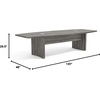 image:imageSafco Aberdeen 8 ft Conference Table Contemporary Laminate for Modern Business and Meeting Rooms Gray SteelGrey