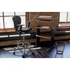 image:imageSafco MUV AdjustableHeight Desk  Stand Up amp Move While Working in Comfort amp Style  Mobile on Four DualWheel Casters Two Locking  Medium Oak FinishCherry
