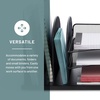 image:imageSafco Onyx Desk Organizer 3 Vertical Compartments and 3 Trays Office and Classroom Mailbox  Paper and Mail Sorter Steel Mesh BlackBlack
