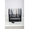 image:imageSafco Onyx Desk Organizer 5 Tiered Vertical Compartments Office and Classroom Mailbox  Paper and Mail Sorter Steel Mesh Black6 Section Sorter 2 Paper Trays