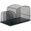 image:imageSafco Onyx Desk Organizer 5 Tiered Vertical Compartments Office and Classroom Mailbox  Paper and Mail Sorter Steel Mesh BlackHanging File  2 Vertical