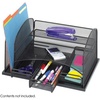 image:imageSafco Products 3252BL Onyx Mesh Desktop Organizer with 3 Drawers Black 16 x 114 x 8Black