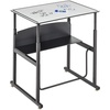 image:imageSafco Products AlphaBetter AdjustableHeight Desk 36 W x 24 D Premium Desktop Swinging Footrest Bar Classroom and Home School DeskDry Erase