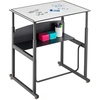 image:imageSafco Products AlphaBetter AdjustableHeight Desk 36 W x 24 D Premium Desktop Swinging Footrest Bar Classroom and Home School DeskDry Erase