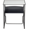 image:imageSafco Products AlphaBetter AdjustableHeight Desk 36 W x 24 D Premium Desktop Swinging Footrest Bar Classroom and Home School DeskDry Erase