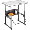 image:imageSafco Products AlphaBetter AdjustableHeight Desk 36 W x 24 D Premium Desktop Swinging Footrest Bar Classroom and Home School DeskDry Erase