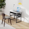 image:imageSafco Products AlphaBetter AdjustableHeight Desk 36 W x 24 D Premium Desktop Swinging Footrest Bar Classroom and Home School DeskDry Erase
