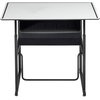 image:imageSafco Products AlphaBetter AdjustableHeight Desk 36 W x 24 D Premium Desktop Swinging Footrest Bar Classroom and Home School DeskDry Erase