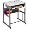 image:imageSafco Products AlphaBetter AdjustableHeight Desk 36 W x 24 D Premium Desktop Swinging Footrest Bar Classroom and Home School DeskDry Erase