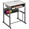 image:imageSafco Products AlphaBetter AdjustableHeight Desk 36 W x 24 D Premium Desktop Swinging Footrest Bar Classroom and Home School DeskDry Erase