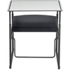 image:imageSafco Products AlphaBetter AdjustableHeight Desk 36 W x 24 D Premium Desktop Swinging Footrest Bar Classroom and Home School DeskDry Erase