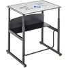 image:imageSafco Products AlphaBetter AdjustableHeight Desk 36 W x 24 D Premium Desktop Swinging Footrest Bar Classroom and Home School DeskDry Erase