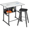 image:imageSafco Products AlphaBetter AdjustableHeight Desk 36 W x 24 D Premium Desktop Swinging Footrest Bar Classroom and Home School DeskDry Erase
