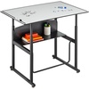 image:imageSafco Products AlphaBetter AdjustableHeight Desk 36 W x 24 D Premium Desktop Swinging Footrest Bar Classroom and Home School DeskDry Erase