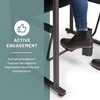 image:imageSafco Products AlphaBetter AdjustableHeight Desk 36 W x 24 D Premium Desktop Swinging Footrest Bar Classroom and Home School DeskGrey