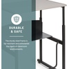 image:imageSafco Products AlphaBetter AdjustableHeight Desk 36 W x 24 D Premium Desktop Swinging Footrest Bar Classroom and Home School DeskGrey