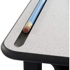 image:imageSafco Products AlphaBetter AdjustableHeight Desk 36 W x 24 D Premium Desktop Swinging Footrest Bar Classroom and Home School DeskPremium Gray
